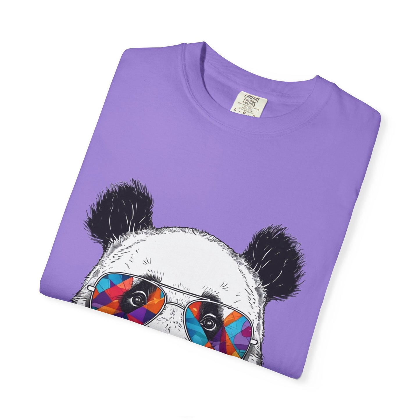 Cool Panda Graphic Tee, Animal Lover Gift, Summer Fashion, Eco-Friendly T-Shirt, Unique Print, Casual Wear, Gift for Him/Her