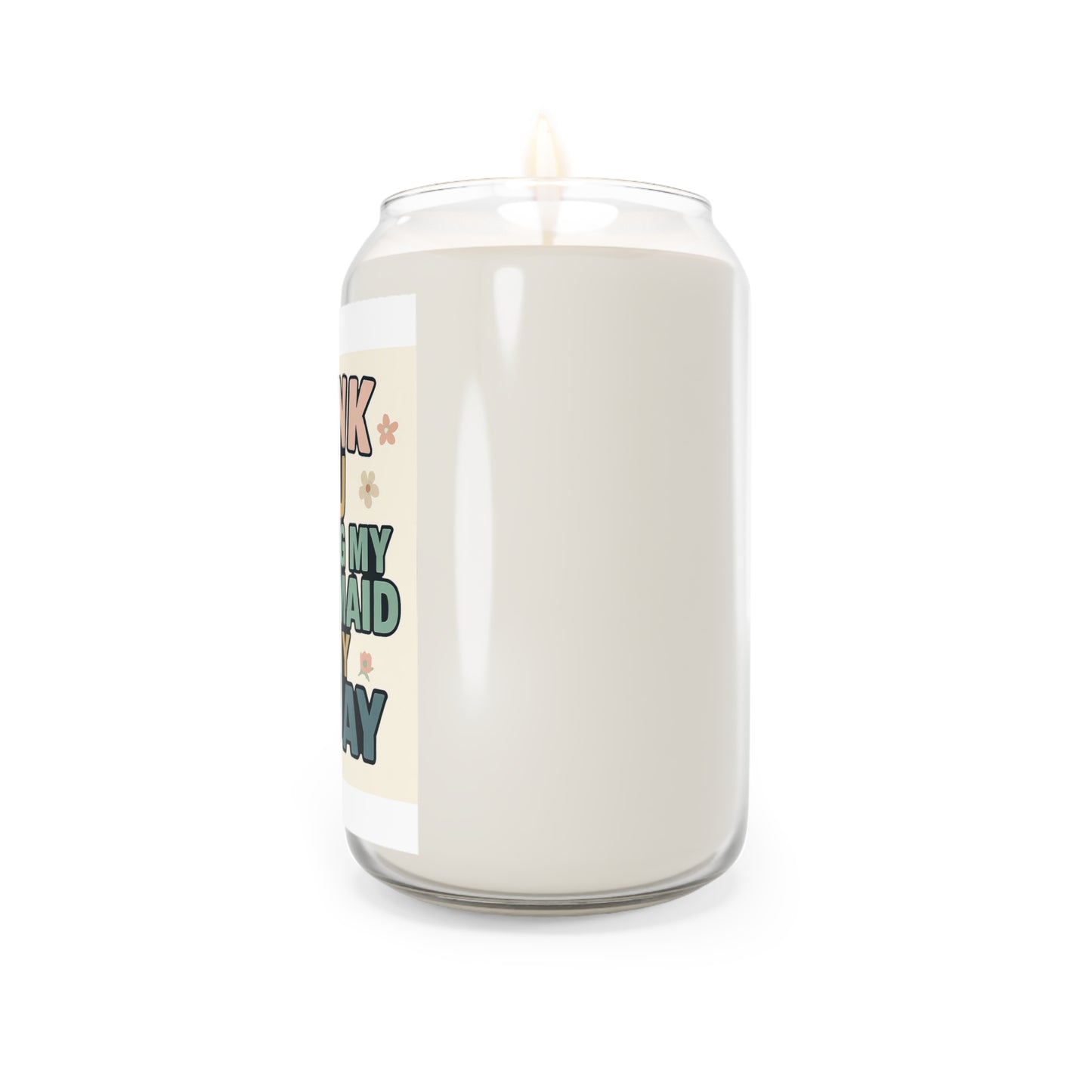 Thank You Bridesmaid Scented Candle, Wedding Gift, Bridal Party Favors, Wedding Decor, Big Day Candles, Relaxation Essentials