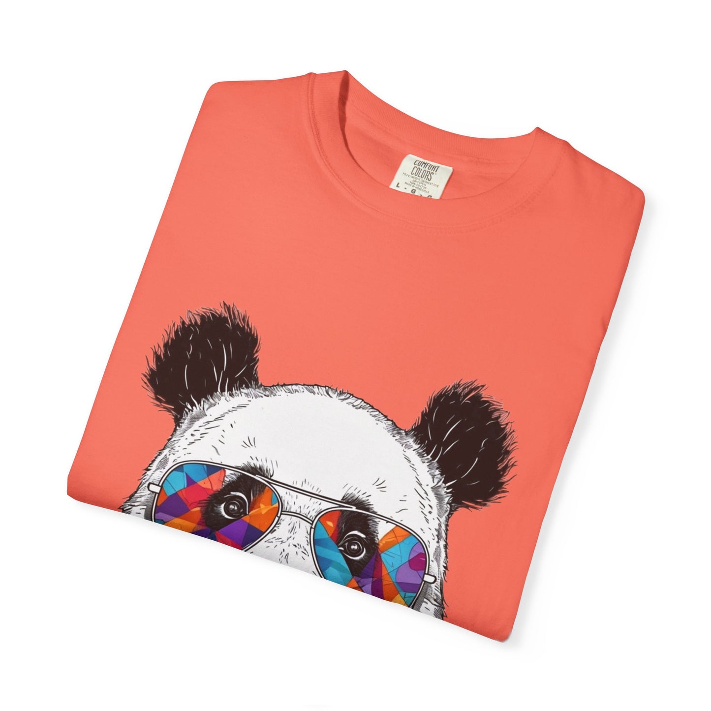 Cool Panda Graphic Tee, Animal Lover Gift, Summer Fashion, Eco-Friendly T-Shirt, Unique Print, Casual Wear, Gift for Him/Her
