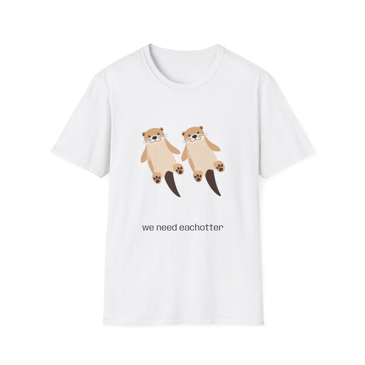 Heartwarming Otter T-Shirt, Cute Animal Tee, Friendship Shirt, Gift for Animal Lovers, Perfect for Birthdays or Just Because