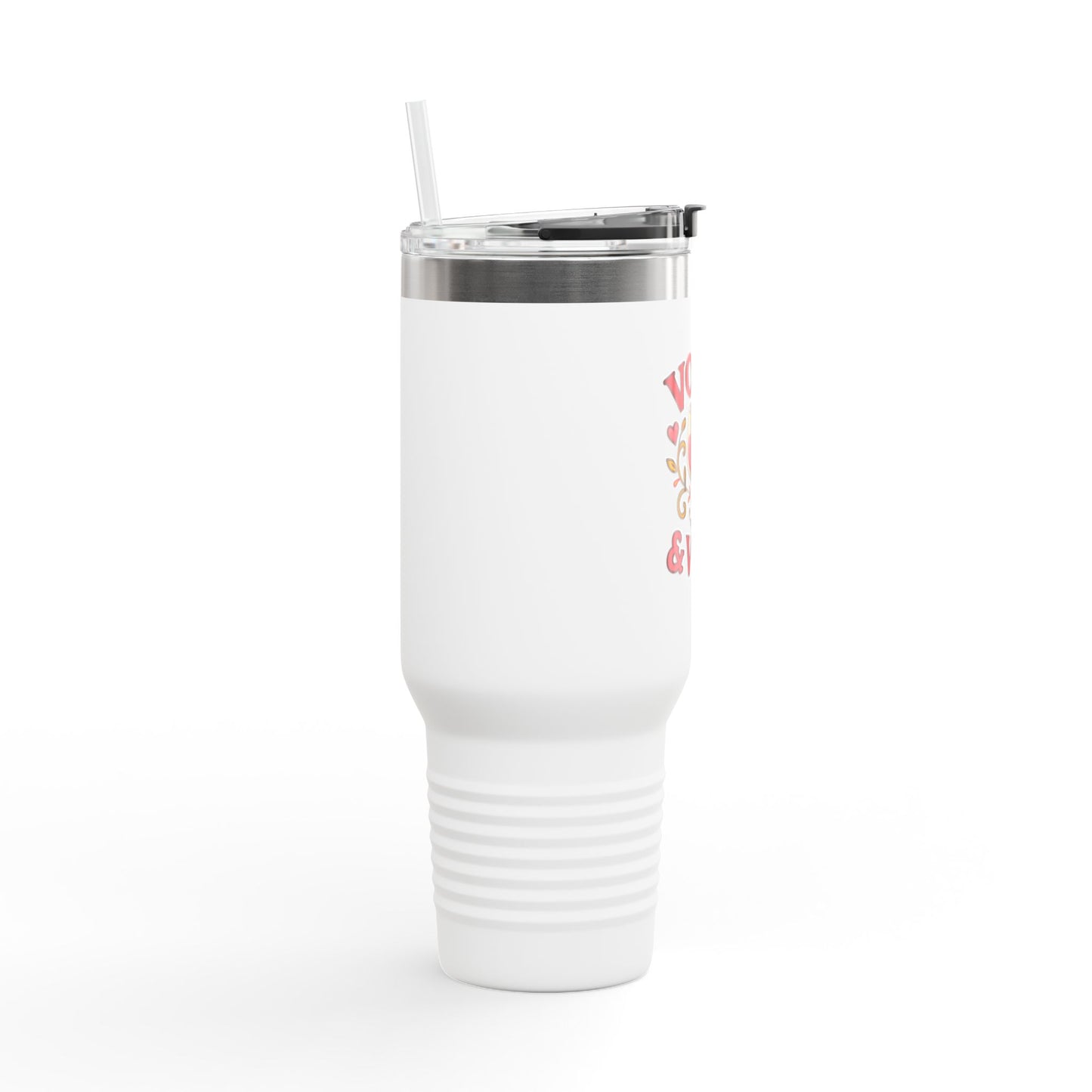 Custom Insulated Travel Mug, 40oz - Perfect for Weddings, Wine Lovers, Gifts, Party Favor, Outdoor Adventures, Birthday Celebrations