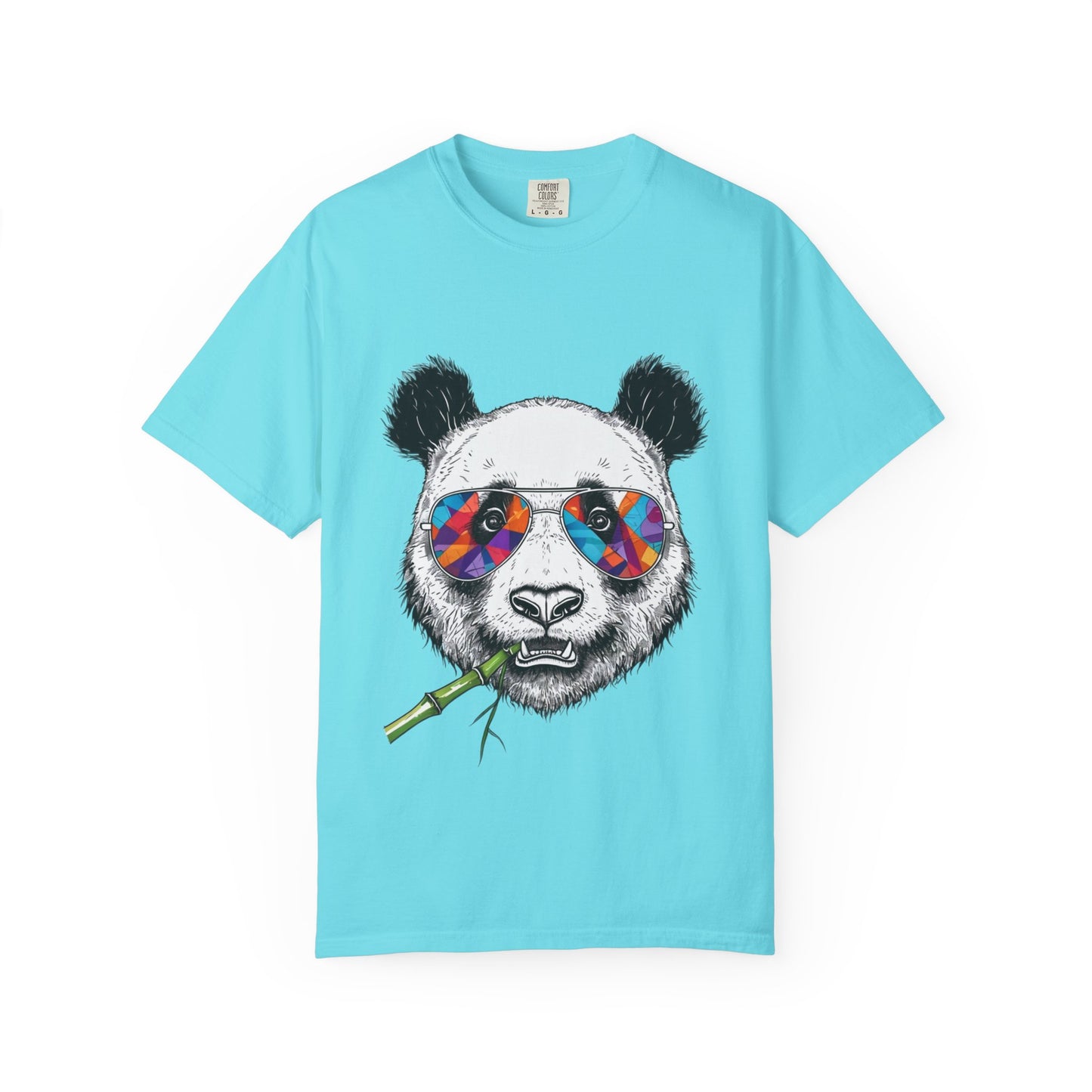 Cool Panda Graphic Tee, Animal Lover Gift, Summer Fashion, Eco-Friendly T-Shirt, Unique Print, Casual Wear, Gift for Him/Her