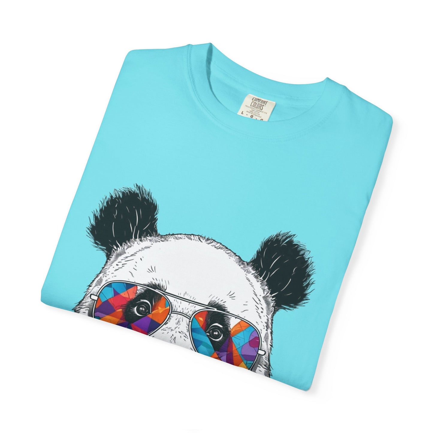 Cool Panda Graphic Tee, Animal Lover Gift, Summer Fashion, Eco-Friendly T-Shirt, Unique Print, Casual Wear, Gift for Him/Her