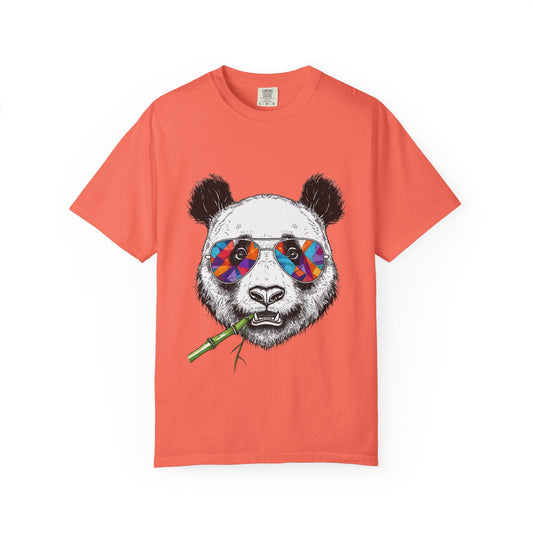 Cool Panda Graphic Tee, Animal Lover Gift, Summer Fashion, Eco-Friendly T-Shirt, Unique Print, Casual Wear, Gift for Him/Her